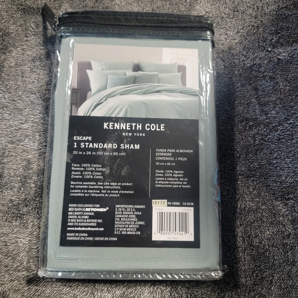 Nwt Kenneth Cole New York Standard Sham Escape